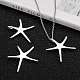 Brass Starfish/Sea Stars Pendants(KK-BB11654)-5