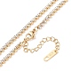Crystal Rhinestone Heart Pendant Necklace with Tennis Chains(X-NJEW-D296-04G)-4