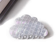 PVC Claw Hair Clips, Cloud, Light Steel Blue, 85x45x50mm(PW-WG7973F-07)