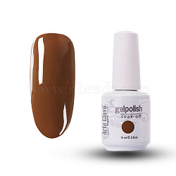 15ml Special Nail Gel, for Nail Art Stamping Print, Varnish Manicure Starter Kit, Coffee, Bottle: 34x80mm(MRMJ-P006-A062)