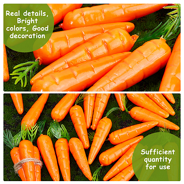 мини пенопластовая имитация моркови(DJEW-WH0038-32)-5