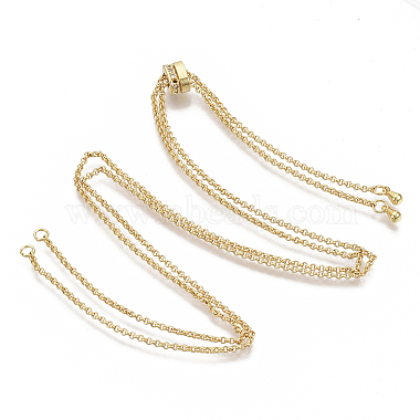 1.5mm Clear Brass Necklaces