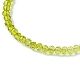 Faceted Rondelle Glass Beaded Necklace for Women(NJEW-M208-01B)-4