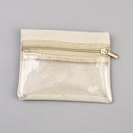 Velvet Jewelry Packaging Zipper Bags, Rectangle, Beige, 8.3x10.7x0.2cm(ABAG-WH0063-127)