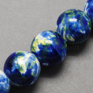 Perles en porcelaine manuelles(X-PORC-Q197-8mm-04)-2