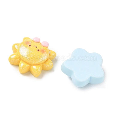 Opaque Resin Cabochons(RESI-F072-06)-2