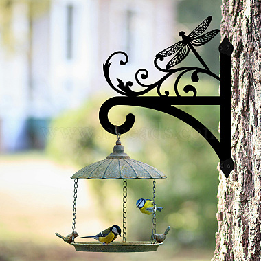 Iron Hanging Plant Hanger Bracket(HJEW-WH0095-013)-5