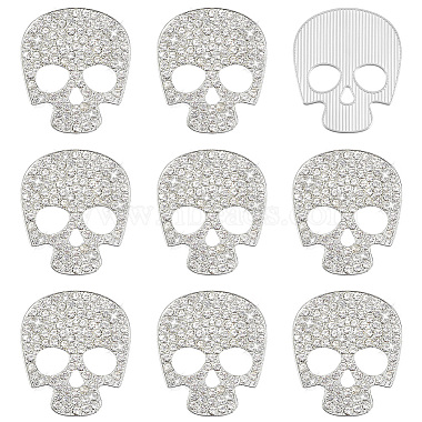 10Pcs Alloy Rhinestone Cabochons(FIND-PH0038-53B)-1