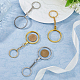 4Pcs 2 Colors Alloy with Iron Keychain(KEYC-FH0001-47)-5