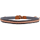 Imitation Leather Braided Southwestern Cowboy Hat Belt(DIY-WH0449-01)-1