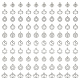 Elite 100Pcs 10 Style Chakra Zinc Tibetan Style Alloy Pendants(FIND-PH0009-01)-1