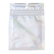 Rectangle Zip Lock Plastic Laser Bags, Resealable Bags, Clear, 10x7cm, Hole: 6mm, Unilateral Thickness: 2.3 Mil(0.06mm)(OPP-YWC0001-7X10)