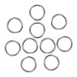 16Pcs 304 Stainless Steel Linking Rings, Round Ring, Solid, Non-Tarnish, Stainless Steel Color, 31x3mm, Inner Diameter: 25mm(STAS-AR0002-65A-P)