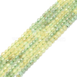 Natural Apatite Beads Strands, Faceted, Round, 2mm, Hole: 0.5mm, about 215pcs/strand, 15.16''~15.55''(38.5~39.5cm)(G-P457-A01-09B)
