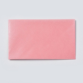 Paper Envelopes, Wedding Party Invitation Envelope, DIY Gift Envelope, Rectangle, Pink, 99~100x60~61x0.3mm