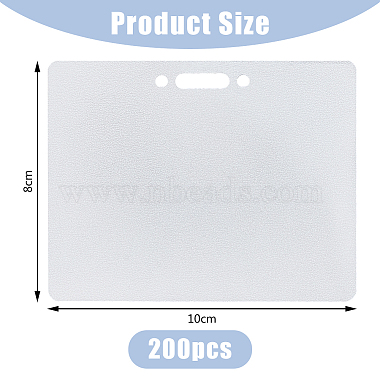 PET Laminating Pouch Film Name Card Protecting Sheets(AJEW-WH0248-442B)-2