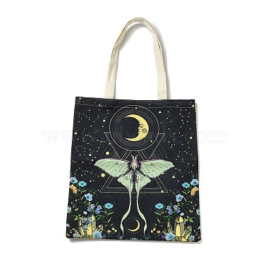Light Green Butterfly Cloth Totes