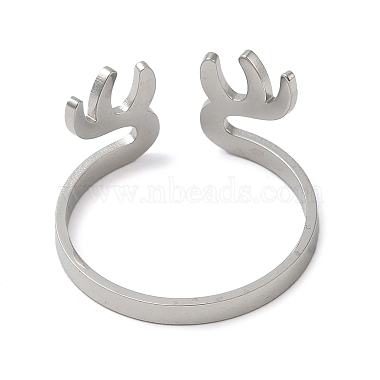 304 Stainless Steel Cuff Rings(RJEW-G299-03P)-3