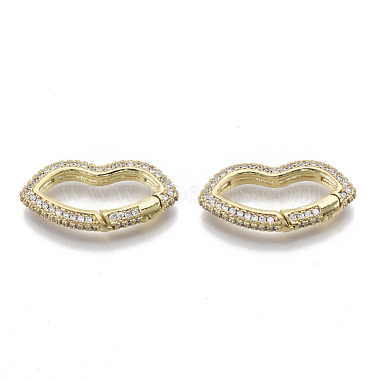 Real 16K Gold Plated Clear Brass Clasps