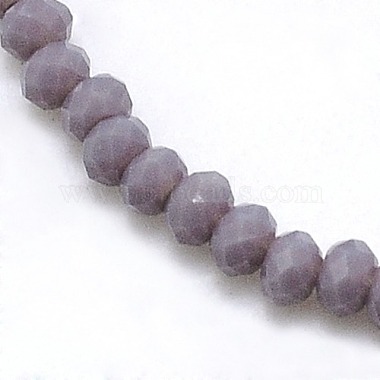 3mm MediumPurple Abacus Glass Beads