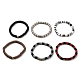 Handmade Polymer Clay Heishi Beads Stretch Bracelets Sets(BJEW-JB05902-05)-1