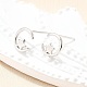 s925 boucles d'oreilles en argent sterling(EJEW-P305-01E-P)-2