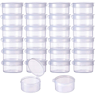 Plastic Bead Containers, Column, Clear, 3.2x1.8cm, capacity: 7ml, 30pcs(CON-BC0004-18)