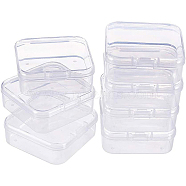Plastic Bead Storage Containers, Square, Clear, 5.4x5.3x2cm, 18pcs/set(CON-BC0004-52)
