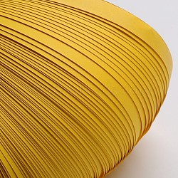 Quilling Paper Strips, Gold, 530x10mm, about 120strips/bag(DIY-J001-10mm-B19)