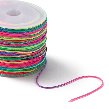 Nylon Thread, Colorful, 0.8mm, about 54.68 yards(50m)/roll