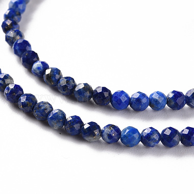 Chapelets de perles en lapis-lazuli naturel(X-G-S362-112B)-3