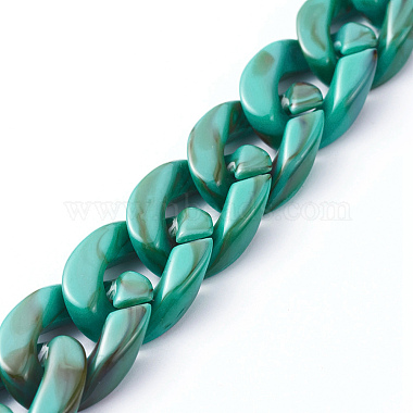 Handmade Acrylic Curb Chains(X-AJEW-JB00679-01)-3