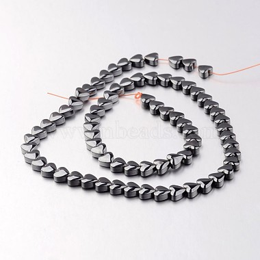 Non-magnetic Synthetic Hematite Bead Strands(X-G-F300-22A-09)-2