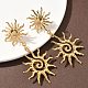 304 Stainless Steel Stud Earrings(EJEW-B156-14G)-2