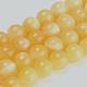 Chapelets de perles en jade topaze naturelle(G-E266-11A-10mm)-1