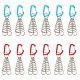 SUPERFINDINGS 12Pcs 2 Colors Aluminium Alloy Tent Rope Tensioners(FIND-FH0001-99)-2