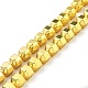 Electroplated Non-magnetic Synthetic Hematite Beads Strands(G-G849-01G)-1