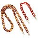 2Pcs 2 Style Acrylic Curb Chain Bag Strap(FIND-WR0002-17)-1