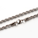 304 из нержавеющей стальной трос цепи ожерелья(X-STAS-M174-013P)-1
