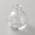 Round Glass Vases Display Decorations, Clear, 69x76mm(AJEW-WH0816-409A)
