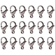 304 Stainless Steel Lobster Claw Clasps, Grade A, Stainless Steel Color, 8x13mm(STAS-PH0010-08)