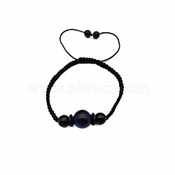 Women's Vintage Braided Bead Bracelet, Neutral Style, High Grade Feel Bracelet, Male, Black(IA7661)