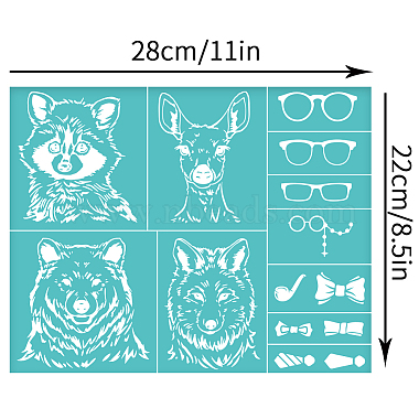 Self-Adhesive Silk Screen Printing Stencil(DIY-WH0338-285)-2