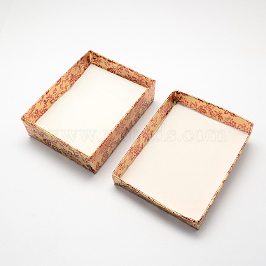 Прямоугольник картона комплект ювелирных изделий коробки(CBOX-S012-02)-2