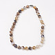 Natural Dyed Agate Beads Necklaces(NJEW-F139-6mm-15)-1