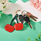 1Pc PU Leather Alloy Keychains(KEYC-TA0001-46C)-5