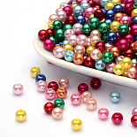 6mm Mixed Color Round Acrylic Beads(PL609)