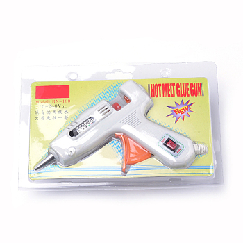 Jewelry Tools Glue Guns, Type A Plug(US Plug), White, 115x150mm, Fit for 7~7.5mm Plastic Sticks