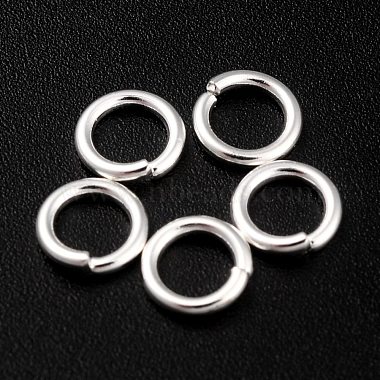 925 Sterling Silver Plated Ring Brass Open Jump Rings