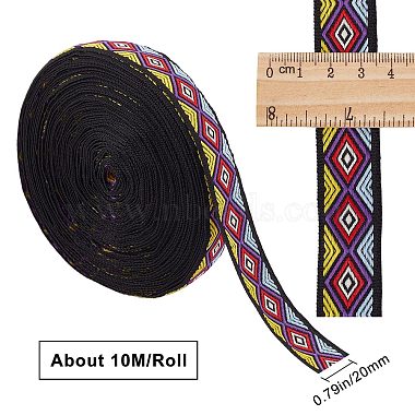rubans en polyester jacquard style ethnique gorgecraft(SRIB-GF0001-15)-2